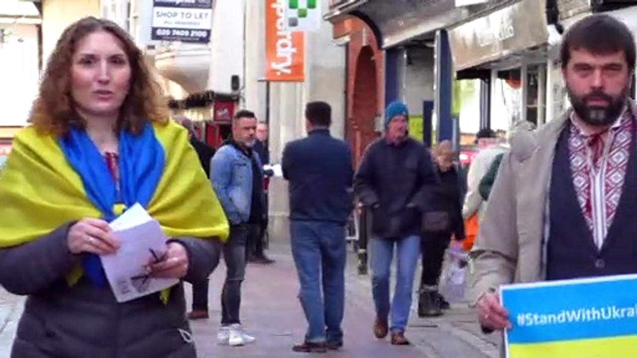 Kent businesses show solidarity as Ukrainians fear for their families fleeing war