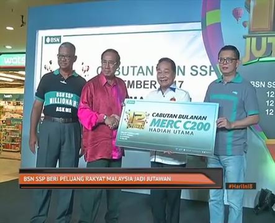 BSN SSP beri peluang rakyat Malaysia jadi jutawan