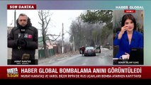 Rus uçaklarının İrpin'i bombaladığı anları görüntüleyen Haber Global muhabiri o anları anlattı
