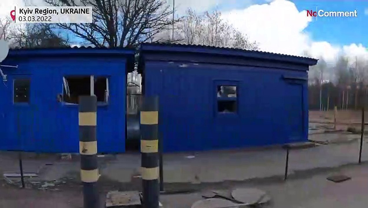 Ukraine-Krieg: Russischer Militärkonvoi auf dem Vormarsch