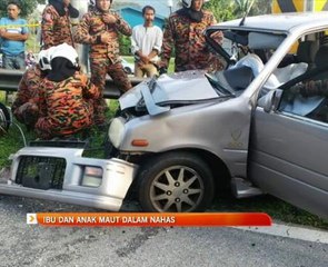 Ibu dan anak maut dalam nahas