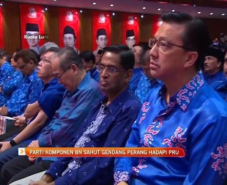 Parti komponen BN sahut gendang perang hadapi PRU
