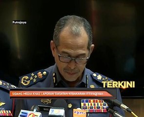 Sidang media KP JBPM berhubung kebakaran Maahad Ittifaqiah