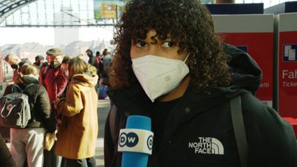 Refugiados ucranianos en Berlín