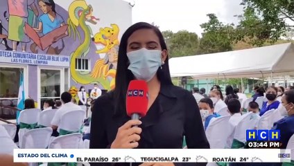 Inauguran Biblioteca Comunitaria en Las Flores, Lempira