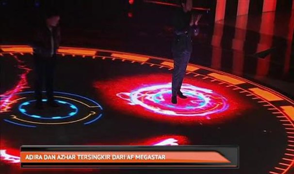 Adira dan Azhar tersingkir dari AF Megastar