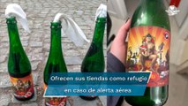 Cervecería ucraniana detiene su producción para armar a su ejército de bombas molotov