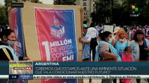 Sectores sociales rechazan decisión del Gobierno de Argentina sobre pago de deuda con el FMI