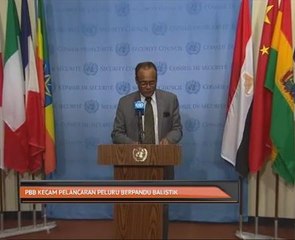 PBB kecam pelancaran peluru berpandu balistik