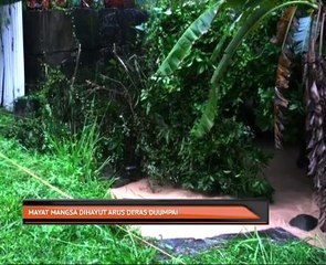 Mayat mangsa dihanyut arus deras dijumpai