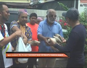 Nasi Kandar Pelita agih makanan bagi membantu mangsa banjir