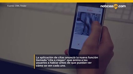 Tinder lanza función para tener citas a ciegas