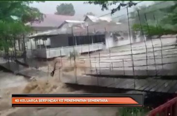 40 keluarga berpindah ke penempatan sementara