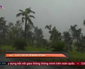 1 maut, Taufan Doksuri membadai Vietnam