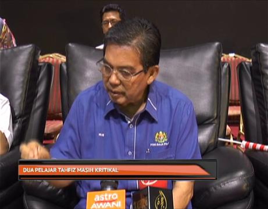 Dua pelajar tahfiz masih kritikal