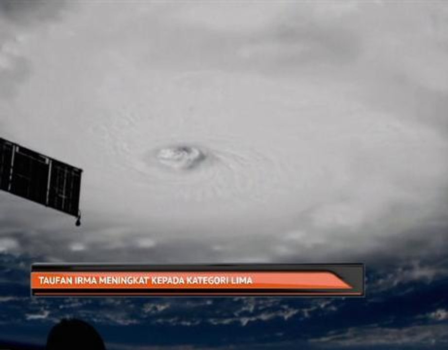 Taufan Irma meningkat kepada kategori lima