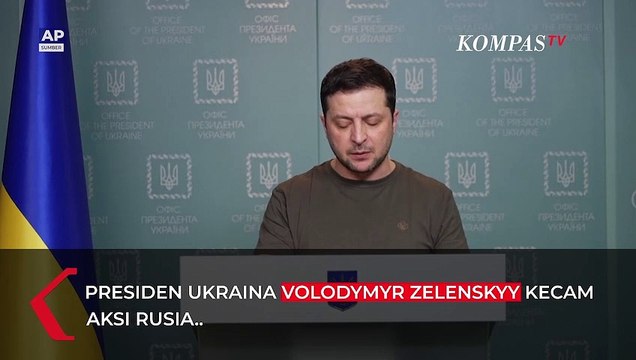 Presiden Ukraina Kecam Serangan Rusia di Tengah Proses Negosiasi Belarus