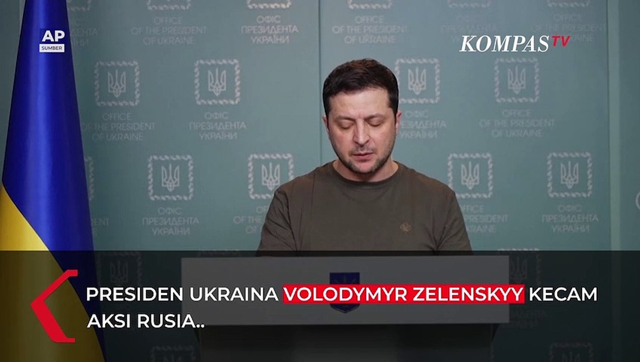 Presiden Ukraina Kecam Serangan Rusia di Tengah Proses Negosiasi Belarus