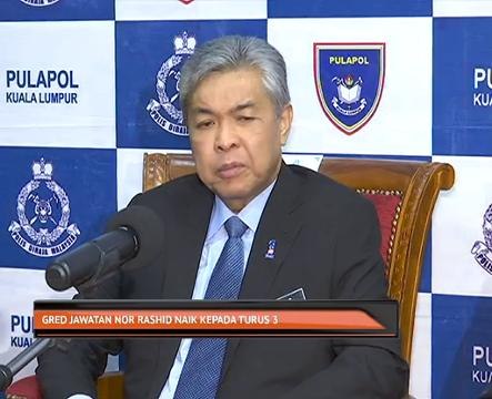 Gred jawatan Nor Rashid naik kepada Turus 3