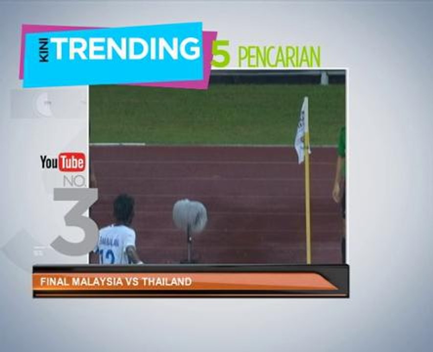 5 pencarian terhangat di YouTube (Jumaat, 1 September 2017)