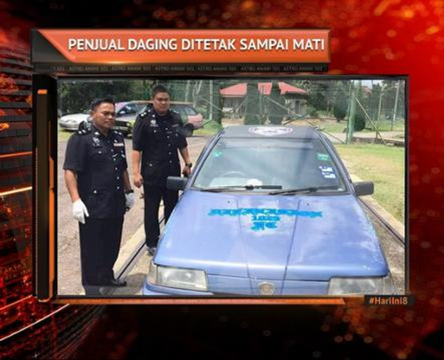 Penjual daging ditetak sampai mati