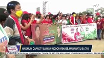 Maximum capacity sa mga indoor venues, mananatili sa 70%