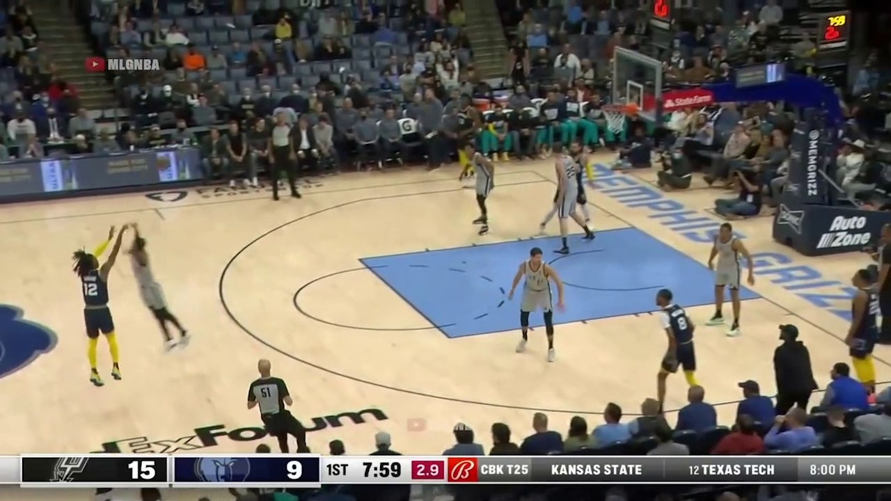 Ja Morant doing his best Steph Curry impression