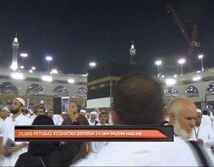 25,000 petugas kesihatan bekerja 24 jam musim haji ini