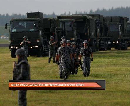 Korea Utara lancar peluru berpandu ke utara jepun