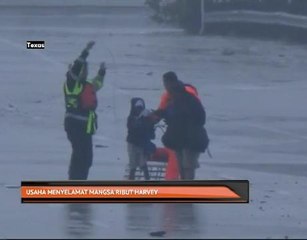 Usaha menyelamat mangsa Ribut Harvey