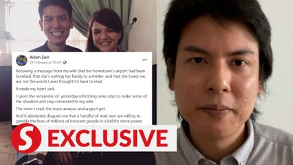 Malaysian shares gut-wrenching text messages from wife in Ukraine
