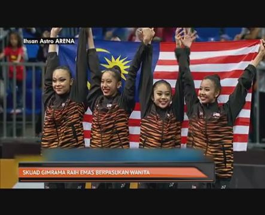 Skuad gimrama raih emas berpasukan wanita