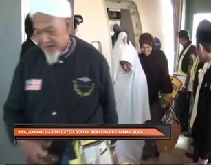 95% jemaah haji Malaysia sudah berlepas ke tanah suci