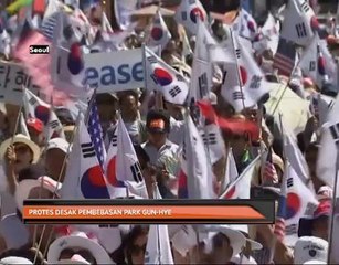 Protes desak pembebasan Park Geun Hye