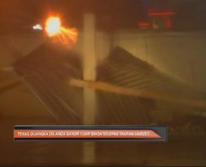 Texas dijangka dilanda banjir luar biasa selepas taufan Harvey