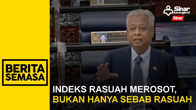 Indeks rasuah merosot, bukan hanya sebab rasuah