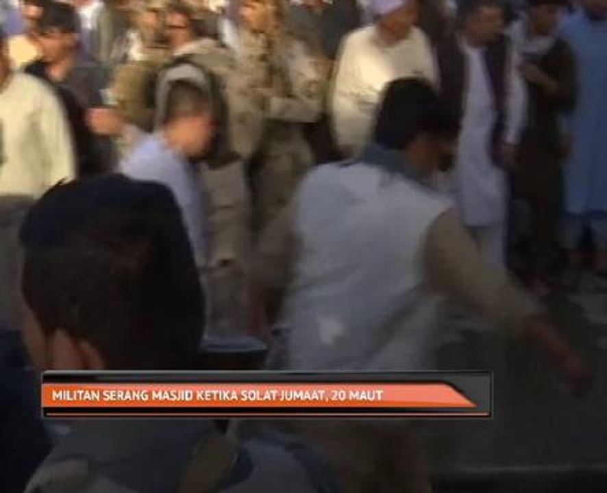 Militan serang masjid ketika solat Jumaat, 20 maut