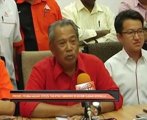 Proses pembahagian kerusi Pakatan Harapan di Johor sudah bermula
