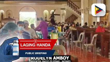 Pamamahagi ng booster shot sa bayan ng Basco, Batanes, nagpapatuloy