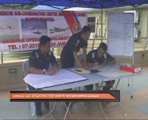 Operasi SAR kesan kru USS John S. McCain diperluaskan