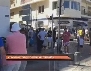 Seorang maut dalam rempuhan van di Perancis