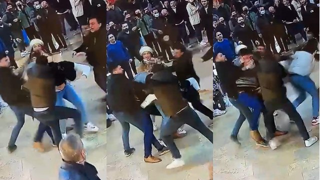 Kapalıçarşı'da esnafla turistin feci kavgası kamerada