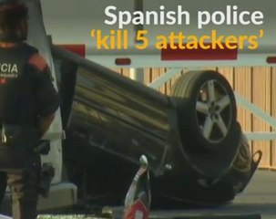 Spanish police 'kill five suspects' after second attack