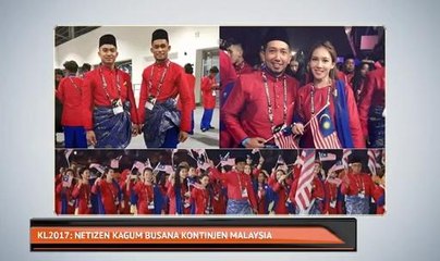 KL2017: Netizen kagum busana Kontinjen Malaysia