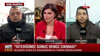 Haber Global Kiev canlı yayınında siren sesleri!