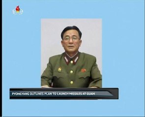 Pyonyang outlines plan to launch missiles at Guan