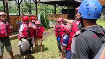 Situ Cilencak pangalengan Bandung Pengalaman pertama anak anak rafting bersama Ngaprak Rafting