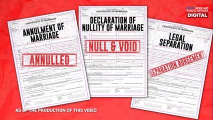 Ano ang pagkakaiba ng annulment,declaration of nullity of marriage at legal separation?|Need to Know
