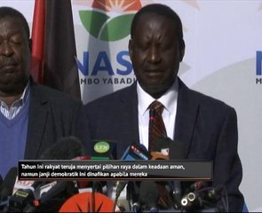 Pembangkang Kenya mahu cabar keputusan pilihan raya di mahkamah