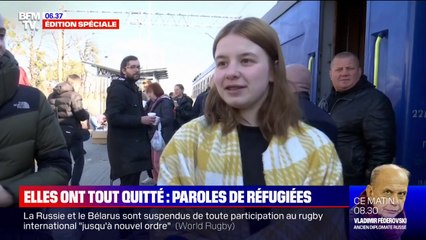 "Les Russes nous ont chassés comme des loups affamés": cette réfugiée ukrainienne de 16 ans, tout juste arrivée en Pologne, témoigne
